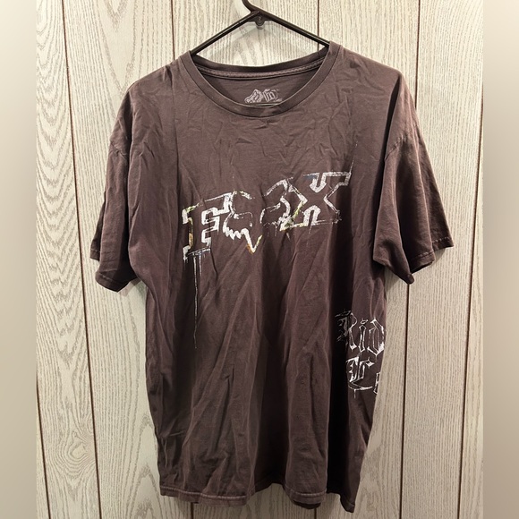 Brown Fox Racing Vintage Tee Large - Picture 1 of 3